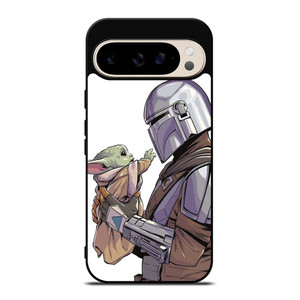 MANDALORIAN AND BABY YODA STAR WARS INSIDER Google Pixel 9 Pro Case Cover