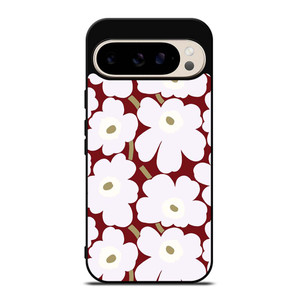 MARIMEKO HERITAGE WHITE RED FLOWER Google Pixel 9 Pro Case Cover