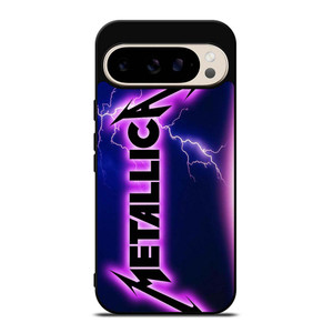 METALLICA ROCK BAND VIOLET LIGHTNING Google Pixel 9 Pro Case Cover