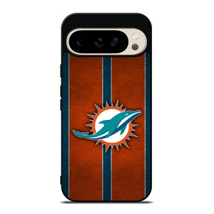 MIAMI DOPHINS NFL METAL STRIPE Google Pixel 9 Pro Case Cover