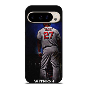 MIKE TROUT LOS ANGELES ANGELS MLB 2 Google Pixel 9 Pro Case Cover