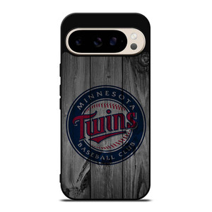 MINNESOTA TWINS BASEBALL MLB WOOD LOGO Google Pixel 9 Pro Case Cover
