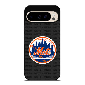 NEW YORK METS BASEBALL BLACK Google Pixel 9 Pro Case Cover