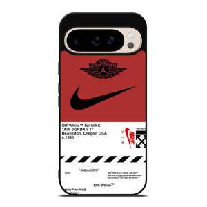 NIKE AIR JORDAN OFF WHITE LOGO Google Pixel 9 Pro Case Cover