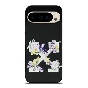 OFF WHITE FLORAL LOGO Google Pixel 9 Pro Case Cover