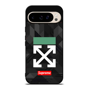 OFF WHITE LOGO SUPREME ICON Google Pixel 9 Pro Case Cover