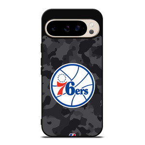 PHILADELPHIA 76ERS BLACK CAMO Google Pixel 9 Pro Case Cover PHILADELPHIA 76ERS BLACK CAMO Google Pixel 9 Pro Case Cover