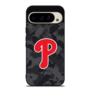 PHILADELPHIA PHILLIES BASEBALL BLACK CAMO Google Pixel 9 Pro Case Cover