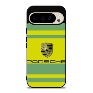 PORSCHE CAR LOGO YELLOW GREEN ICON Google Pixel 9 Pro Case Cover