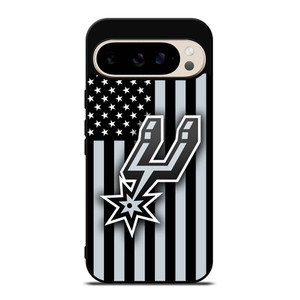 SAN ANTONIO SPURS NBA USA FLAG Google Pixel 9 Pro Case Cover
