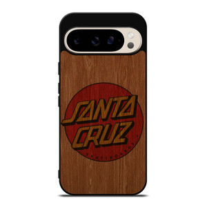 SANTA CRUZ SKATEBOARD WOODEN LOGO Google Pixel 9 Pro Case Cover SANTA CRUZ SKATEBOARD WOODEN LOGO Google Pixel 9 Pro Case Cover