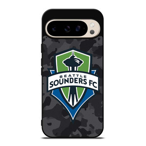 SEATTLE SOUNDERS FC MLS BLACK CAMO Google Pixel 9 Pro Case Cover