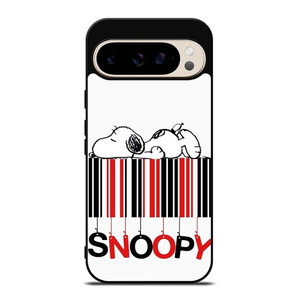 SNOOPY THE PEANUTS CARTOON BARCODE Google Pixel 9 Pro Case Cover