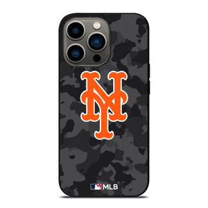 NEW YORK METS BASEBALL BLACK CAMO iPhone 13 Pro Case Cover