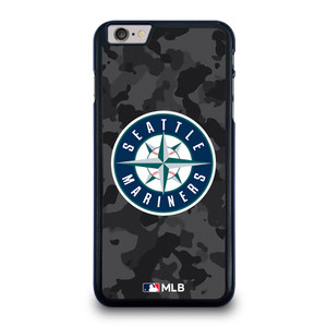SEATTLE MARINERS BASEBALL BLACK CAMO iPhone 6 / 6S Plus Case Cover