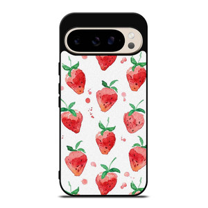 STRAWBERRY BRUSHED PATTERN Google Pixel 9 Pro Case Cover