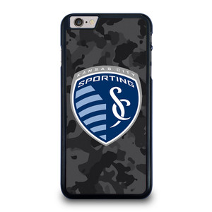 SPORTING KANSAS CITY MLS BLACK CAMO iPhone 6 / 6S Plus Case Cover SPORTING KANSAS CITY MLS BLACK CAMO iPhone 6 / 6S Plus Case Cover