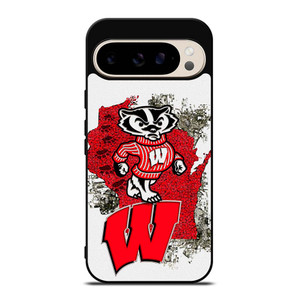 WISCONSIN BADGERS UNIVERSITY FOOTBALL LOGO Google Pixel 9 Pro Case Cover