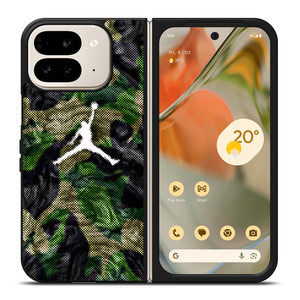 AIR JORDAN GREEN CAMO Google Pixel 9 Pro Fold Case Cover