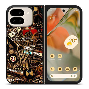 ALL CARS METAL LOGO Google Pixel 9 Pro Fold Case Cover