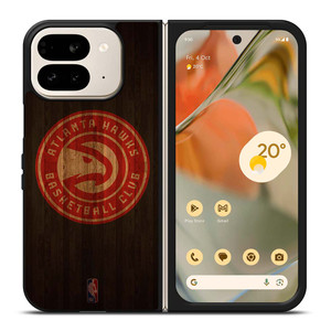 ATLANTA HAWKS BASKETBALL COURT NBA Google Pixel 9 Pro Fold Case Cover