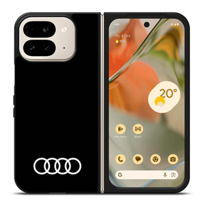 AUDI CAR LOGO BLACK Google Pixel 9 Pro Fold Case Cover