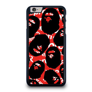 SUPREME X BAPE A BATHING APE iPhone 6 / 6S Plus Case Cover SUPREME X BAPE A BATHING APE iPhone 6 / 6S Plus Case Cover