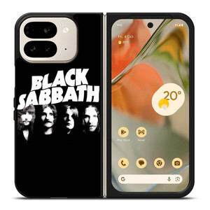 BLACK SABBATH ROCK BAND SILHOUETTE Google Pixel 9 Pro Fold Case Cover BLACK SABBATH ROCK BAND SILHOUETTE Google Pixel 9 Pro Fold Case Cover