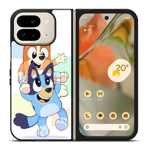 BLUEY X BINGO CARTOON SERIES Google Pixel 9 Pro Fold Case Cover BLUEY X BINGO CARTOON SERIES Google Pixel 9 Pro Fold Case Cover