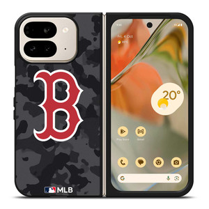 BOSTON RED SOX BASEBALL BLACK CAMO Google Pixel 9 Pro Fold Case Cover BOSTON RED SOX BASEBALL BLACK CAMO Google Pixel 9 Pro Fold Case Cover