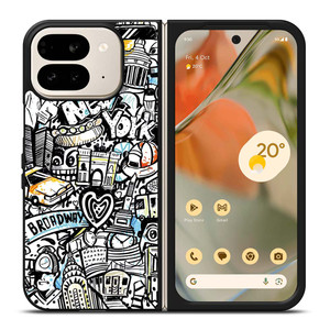 BROOKLYN NEW YORK ART Google Pixel 9 Pro Fold Case Cover BROOKLYN NEW YORK ART Google Pixel 9 Pro Fold Case Cover