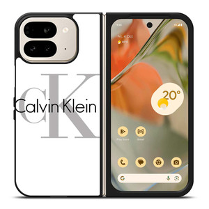 CALVIN KLEIN WHITE LOGO Google Pixel 9 Pro Fold Case Cover CALVIN KLEIN WHITE LOGO Google Pixel 9 Pro Fold Case Cover