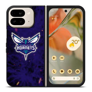 CHARLOTTE HORNETS BASKETBALL NBA FIRE Google Pixel 9 Pro Fold Case Cover