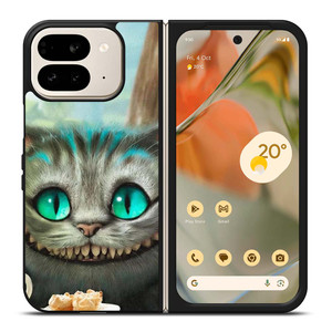 CHESHIRE CAT ALICE IN WONDERLAND CUTE Google Pixel 9 Pro Fold Case Cover CHESHIRE CAT ALICE IN WONDERLAND CUTE Google Pixel 9 Pro Fold Case Cover