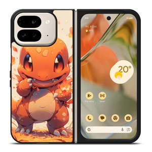 CHIBI CHARMANDER POKEMON POCKET MONSTERS Google Pixel 9 Pro Fold Case Cover