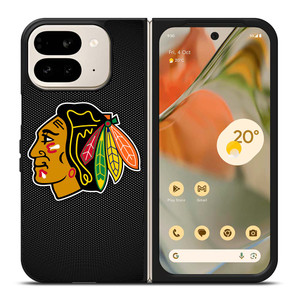 CHICAGO BLACKHAWKS HOCKEY NHL LOGO Google Pixel 9 Pro Fold Case Cover CHICAGO BLACKHAWKS HOCKEY NHL LOGO Google Pixel 9 Pro Fold Case Cover
