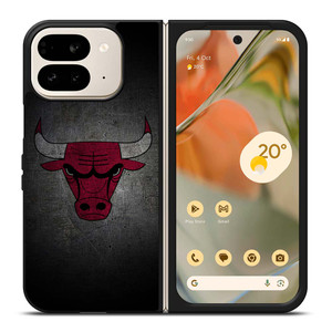 CHICAGO BULLS NBA GRUNGE Google Pixel 9 Pro Fold Case Cover