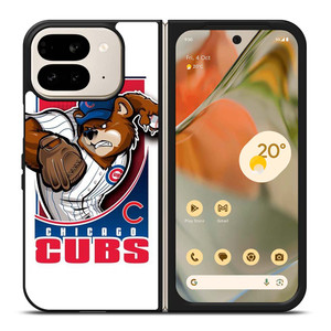CHICAGO CUBS LOGO BASEBALL TEAM ICON Google Pixel 9 Pro Fold Case Cover CHICAGO CUBS LOGO BASEBALL TEAM ICON Google Pixel 9 Pro Fold Case Cover