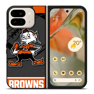 CLEVELAND BROWNS NFL TEAM Google Pixel 9 Pro Fold Case Cover