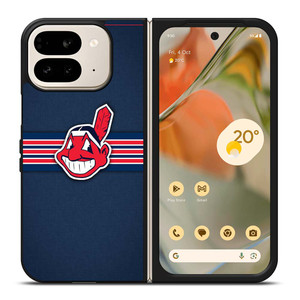 CLEVELAND INDIANS BASEBALL TEAM ICON Google Pixel 9 Pro Fold Case Cover CLEVELAND INDIANS BASEBALL TEAM ICON Google Pixel 9 Pro Fold Case Cover