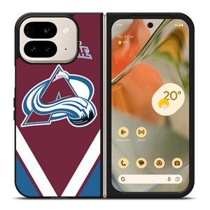 COLORADO AVALANCHE ICE HOCKEY LOGO Google Pixel 9 Pro Fold Case Cover COLORADO AVALANCHE ICE HOCKEY LOGO Google Pixel 9 Pro Fold Case Cover