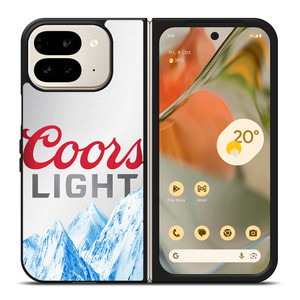 COORS LIGHT ICED BEER Google Pixel 9 Pro Fold Case Cover COORS LIGHT ICED BEER Google Pixel 9 Pro Fold Case Cover