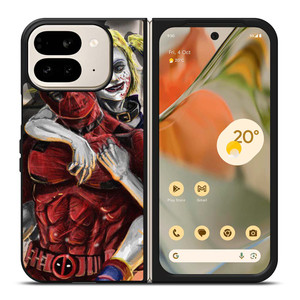 DEADPOOL HARLEY QUINN ART Google Pixel 9 Pro Fold Case Cover