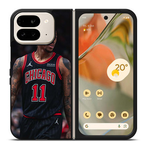 DEMAR DEROZAN CHICAGO BULLS 3 Google Pixel 9 Pro Fold Case Cover DEMAR DEROZAN CHICAGO BULLS 3 Google Pixel 9 Pro Fold Case Cover