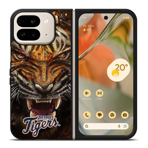 DETROIT TIGERS BASEBALL TEAM MASCOT Google Pixel 9 Pro Fold Case Cover DETROIT TIGERS BASEBALL TEAM MASCOT Google Pixel 9 Pro Fold Case Cover