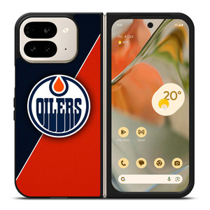EDMONTON OILERS NHL HOCKEY LOGO Google Pixel 9 Pro Fold Case Cover EDMONTON OILERS NHL HOCKEY LOGO Google Pixel 9 Pro Fold Case Cover