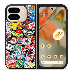 FAMOUS BRAND LOGO MIX Google Pixel 9 Pro Fold Case Cover