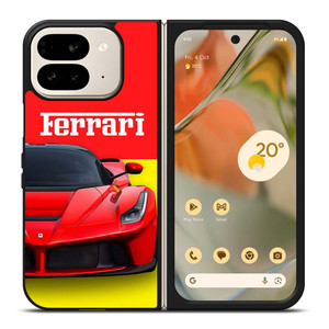 FERRARI LOGO RED CAR Google Pixel 9 Pro Fold Case Cover