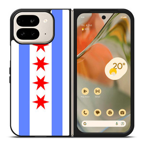 FLAG OF CHICAGO Google Pixel 9 Pro Fold Case Cover