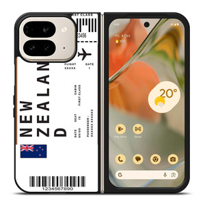 FLIGHT TICKETS NEW ZEALAND Google Pixel 9 Pro Fold Case Cover